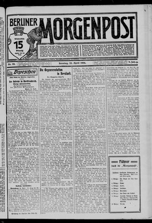 Berliner Morgenpost vom 22.04.1906