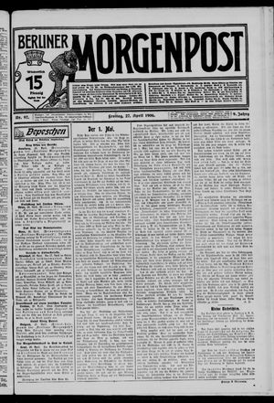 Berliner Morgenpost on Apr 27, 1906