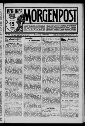 Berliner Morgenpost vom 03.05.1906