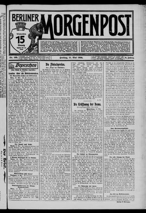 Berliner Morgenpost on May 11, 1906