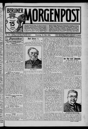 Berliner Morgenpost vom 15.05.1906