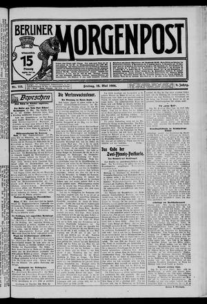 Berliner Morgenpost vom 18.05.1906