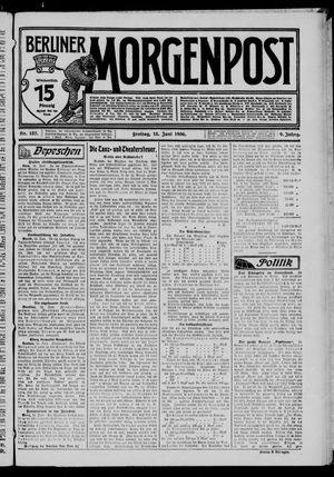 Berliner Morgenpost vom 15.06.1906