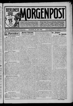 Berliner Morgenpost vom 16.06.1906