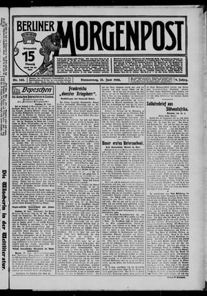 Berliner Morgenpost vom 21.06.1906