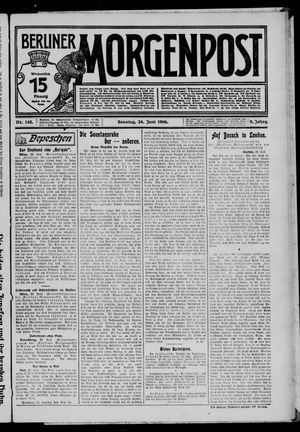 Berliner Morgenpost vom 24.06.1906