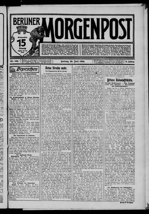 Berliner Morgenpost vom 29.06.1906