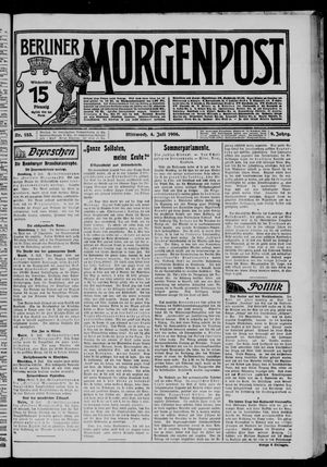 Berliner Morgenpost vom 04.07.1906