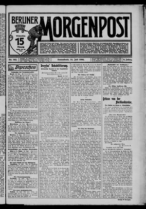 Berliner Morgenpost vom 14.07.1906