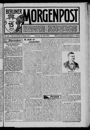 Berliner Morgenpost vom 15.07.1906