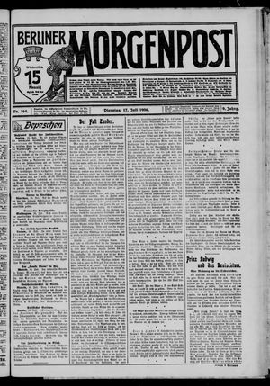Berliner Morgenpost vom 17.07.1906