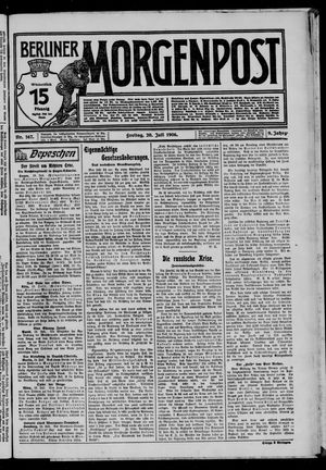 Berliner Morgenpost on Jul 20, 1906