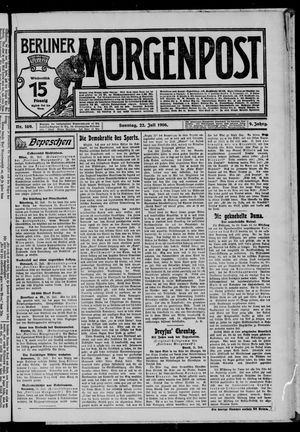 Berliner Morgenpost vom 22.07.1906