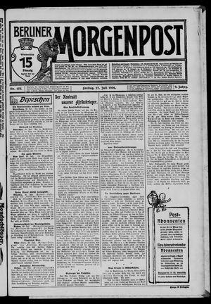 Berliner Morgenpost on Jul 27, 1906