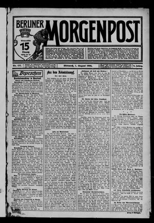 Berliner Morgenpost on Aug 1, 1906