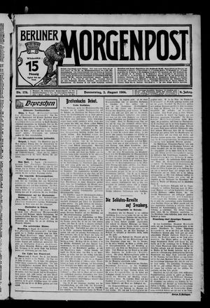 Berliner Morgenpost vom 02.08.1906