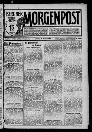 Berliner Morgenpost vom 03.08.1906