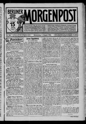 Berliner Morgenpost vom 09.08.1906