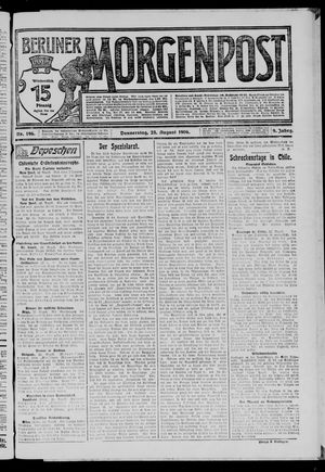 Berliner Morgenpost vom 23.08.1906