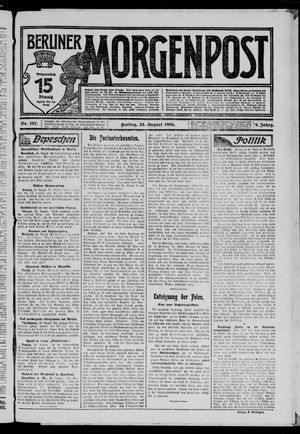 Berliner Morgenpost vom 24.08.1906