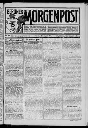 Berliner Morgenpost vom 28.08.1906