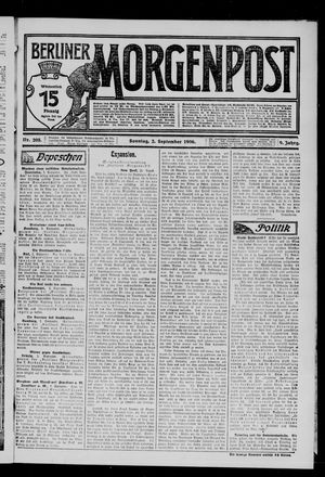 Berliner Morgenpost vom 02.09.1906