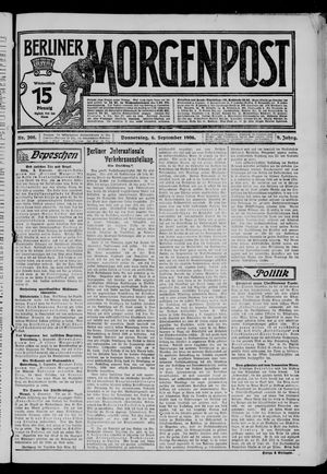 Berliner Morgenpost vom 06.09.1906