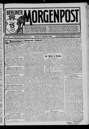 Berliner Morgenpost vom 07.09.1906