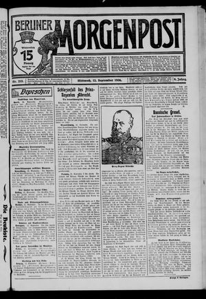 Berliner Morgenpost vom 12.09.1906
