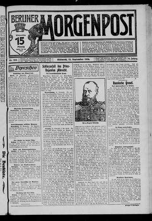 Berliner Morgenpost on Sep 12, 1906