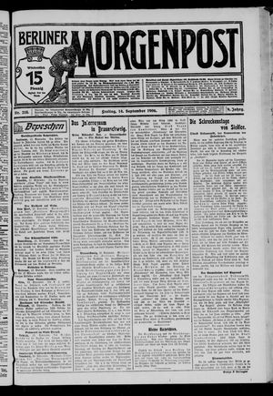 Berliner Morgenpost vom 14.09.1906