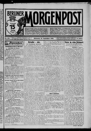 Berliner Morgenpost vom 26.09.1906