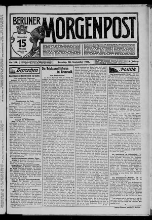 Berliner Morgenpost vom 30.09.1906