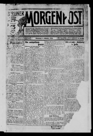 Berliner Morgenpost vom 02.10.1906