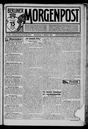Berliner Morgenpost vom 04.10.1906