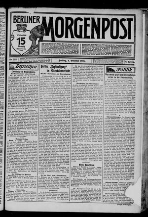 Berliner Morgenpost vom 05.10.1906