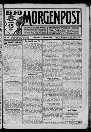Berliner Morgenpost vom 06.10.1906