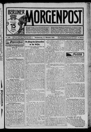 Berliner Morgenpost vom 11.10.1906