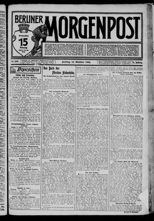 Berliner Morgenpost vom 12.10.1906