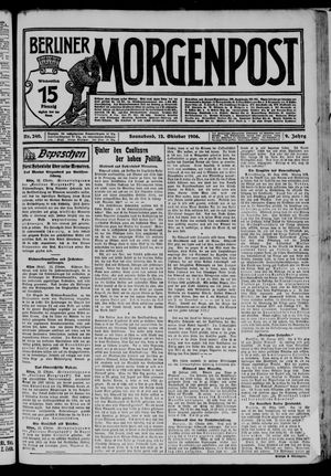 Berliner Morgenpost vom 13.10.1906