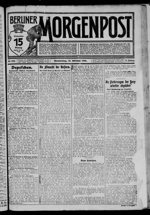 Berliner Morgenpost vom 18.10.1906