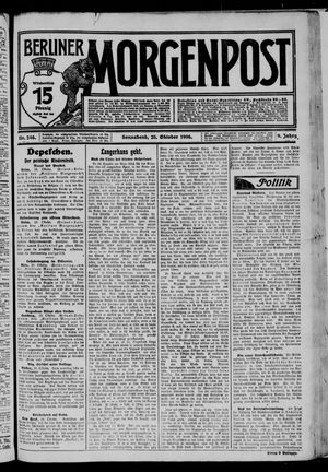 Berliner Morgenpost vom 20.10.1906