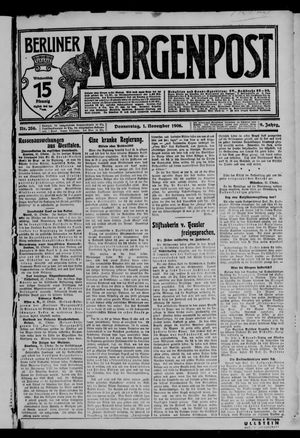 Berliner Morgenpost vom 01.11.1906