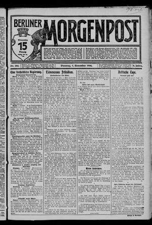 Berliner Morgenpost vom 06.11.1906