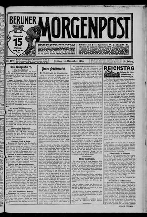 Berliner Morgenpost vom 16.11.1906