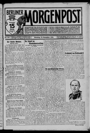 Berliner Morgenpost vom 27.11.1906