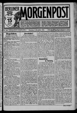 Berliner Morgenpost vom 04.12.1906