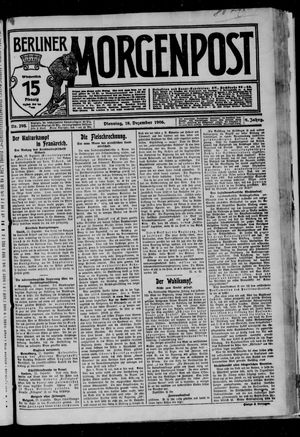 Berliner Morgenpost on Dec 18, 1906