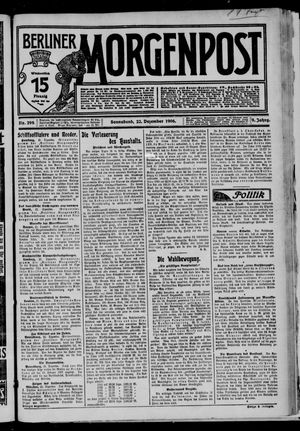 Berliner Morgenpost vom 22.12.1906