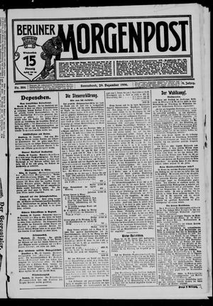 Berliner Morgenpost vom 29.12.1906